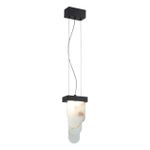 5438/12L HIGHTECH ODL_EX25 101 черный/металл/ смола под алебастр /акрил Подвес LED 12W 3000K 1489Лм FOROS