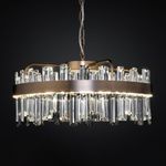 Подвесной светодиодный светильник с хрусталем 417/1, LED