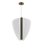 SL6509.213.01 Светильник подвесной ST-Luce Латунь/Прозрачный LED 1*75W 4000K