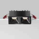 Встраиваемый светильник Альфа / Alfa LED 20 Вт 4000 К 50°, DL043-02-10W4K-SQ-B-1. TM Maytoni