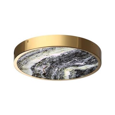 5079/30L L-VISION ODL24 209 зол/серо-бежевый/металл/натур.камень/акрил Настенный светильник с переключ.цветов.темпер. LED 30W 3000К/4000K/6000K BERGI