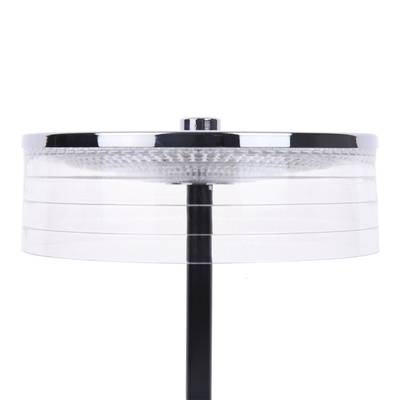 8203/1TL LEDIO LN25 серебро/черный/прозрачный, металл/акрил Настольная лампа LED 7W 400К 220V SATIANA
