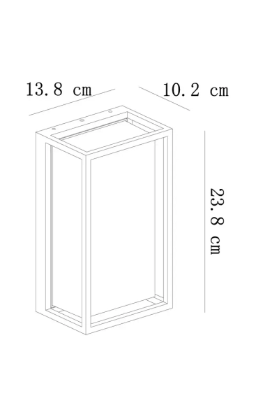 Уличный настенный светильник Arte Lamp MARFIK A2322AL-1GO, 1хE27