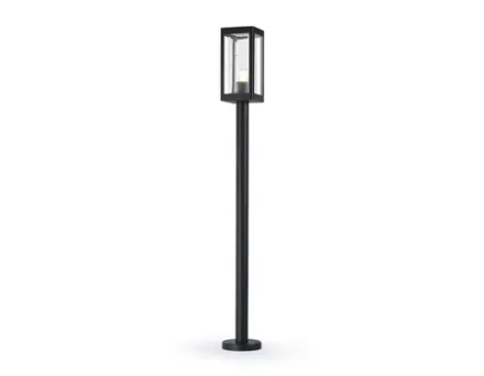 Светильник уличный ландшафтный ST2425 BK/CL черный/прозрачный IP54 E27 max 40W 110*110*1000