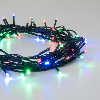 Новогодняя гирлянда нить мульти 10м IP20 400-002 мульти, LED
