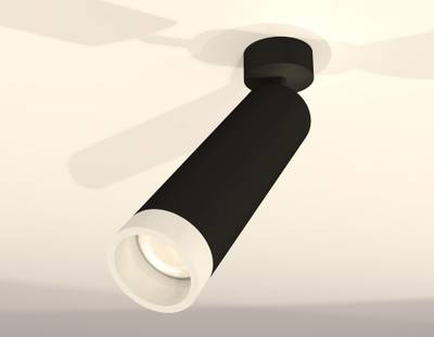 Комплект поворотного светильника XM6356004 SBK/FR черный песок/белый матовый MR16 GU5.3 (A2210, C6356, N6248)