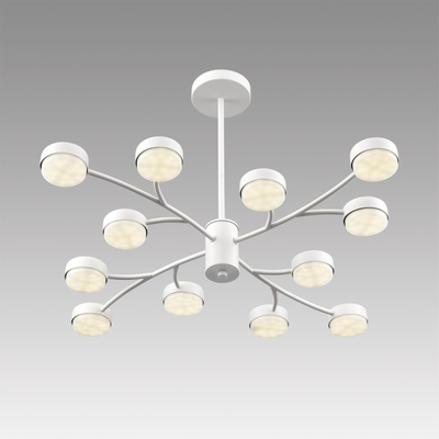 8265/12 COMFI LN26 233 металл, белый Люстра GX53 LED 12*7W 220V TORINA