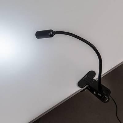 Citilux Ньютон CL803061N LED Лампа на прищепке с диммером Чёрная