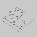 Соединитель угловой для накладного шинопровода Exility, TRA034CL-21. TM Maytoni