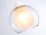 Подвесной светильник TR3538 WH/CL/FR белый/прозрачный/белый матовый E27 max 40W D130*800