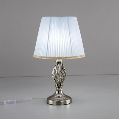 Citilux Вена CL402811 Настольная лампа с абажуром Хром