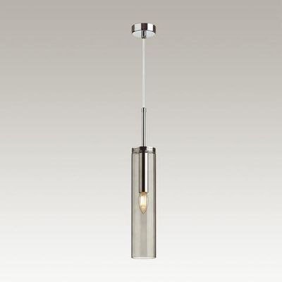 4694/1 PENDANT ODL20 469 хром/дымчатый Подвес E14 1*40W KLUM