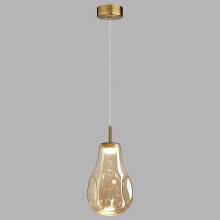 5098/4L PENDANT ODL25 423 античн.бронза/янтарный/металл/стекло Подвес LED 4W 4000K 388Лм NAVE