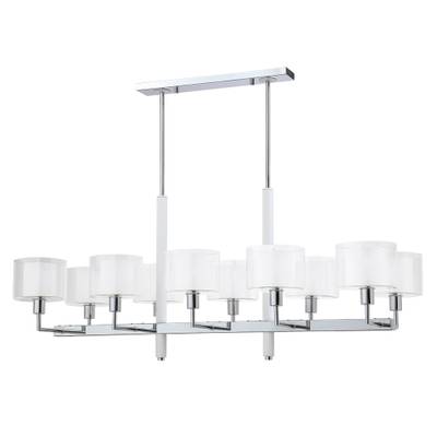 Люстры Crystal Lux MAESTRO SP-PL10 L1100 CHROME 2291/310L