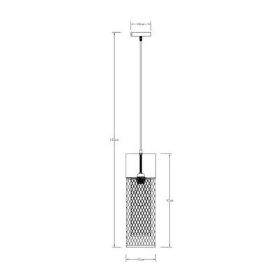 Подвесной светильник Arte Lamp CASTELLO A7068SP-1BK, 1хE27