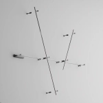 Шинопровод 1м Flarity черный, TRX154-111B. TM Maytoni