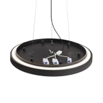 7756 (7758)/L SN 097 Подвесное крепление для светильника QUASAR LED металл/черный 1,5м QUASAR