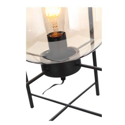 SL1050.505.01 Прикроватная лампа ST-Luce Черный/Коньячный E27 1*40W (из 2-х коробок)