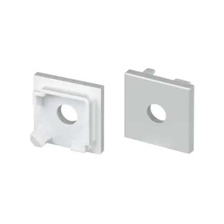 Заглушка SL-KANT-H16-S10 SQUARE с отверстием (Arlight, Пластик)