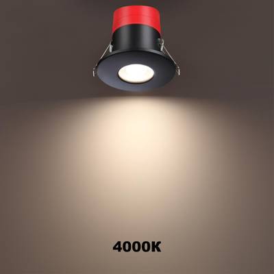 358638 SPOT NT21 273 черный Светильник встраиваемый светодиодный диммируемый, смена цв. температуры IP65 LED 3000К\4000К\5000К 8W 220V REGEN