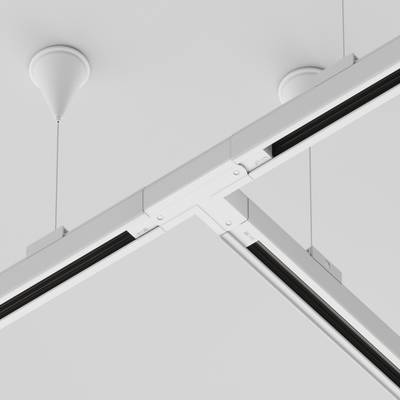 Коннектор Т-образный правый Trinity белый, TRA005CT-31W-R. TM Maytoni