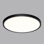 7660/40L MITRA LED SN 554 Светильник пластик/белый/черный LED 40Вт 3000/4000K D495 IP40 ALFA BLACK