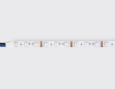 Комплект светодиодной ленты RGB 5m GS2402 5050 60Led /14.4W m/ 12V IP20 RGB/ 5000*10*1.87mm/ кратность резки 50mm (4 конт.) (адаптер, вилка, контроллер, пульт в комплекте)