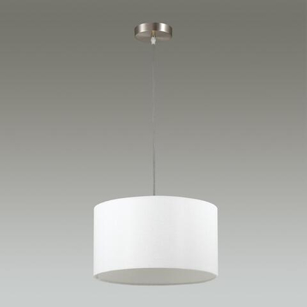 3745/2 MODERNI LN26 525 никель/белый, металл/текстиль Подвес E27 2*60W 220V NIKKI