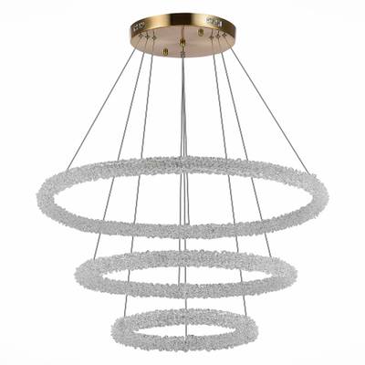 SL6110.203.03 Люстра подвесная ST-Luce Золотистый/Золотистый LED 3*35W 3000 - 6500K