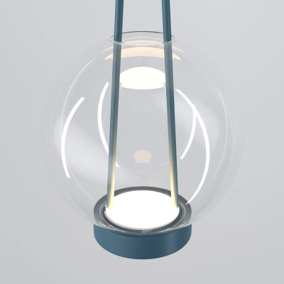 Подвесной светодиодный светильник со стеклянным плафоном 50267/1 LED синий, LED