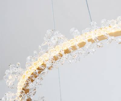 08243,36A(4000K) Подвес Лаура латунь d60 h150 Led 36W (4000K)
