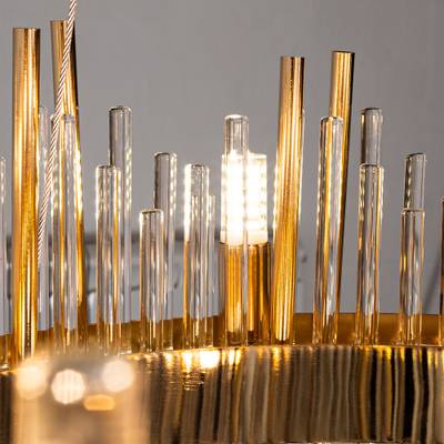 Подвесная люстра Arte Lamp ACAPULCO A1007SP-10GO, 10хG9