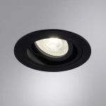 Точечный встраиваемый светильник ARTE LAMP TARF A2177PL-1BK, 1хGU10