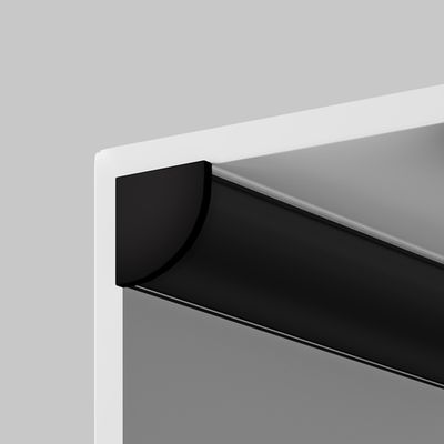 Комплект заглушек (для профиля 16×16) 2 шт., ALM-1616R-B-EC 642029. TM Maytoni