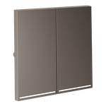 VLS000414 Клавиши для выключателя/переключателя двухклавишного с подсветкой, S70 (капучино). (ТМ Maytoni)