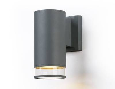 Светильник уличный настенный архитектурный ST3818 GR/CL серый/прозрачный IP54 GU10 max 35W 187*90*160