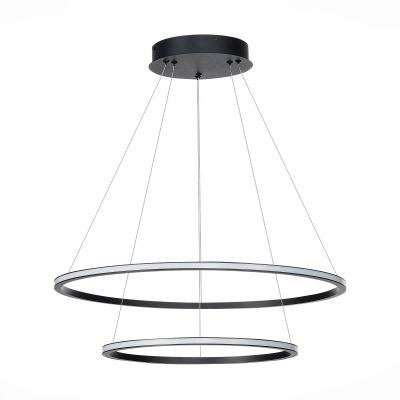 ST604.443.56 Светильник подвесной ST-Luce Черный/Белый LED 1*56W 4000K