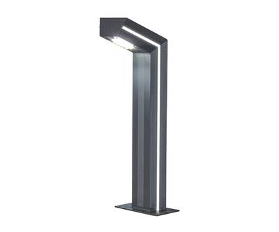 09207-F(220V),16(10) Светильник уличный Такоми серый 220V w15*7,5 h80 Led 10W (4000K) Декоративная подсветка розовая.