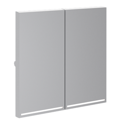 VLS000416 Клавиши для выключателя/переключателя двухклавишного с подсветкой, S70 (серый). (ТМ Maytoni)