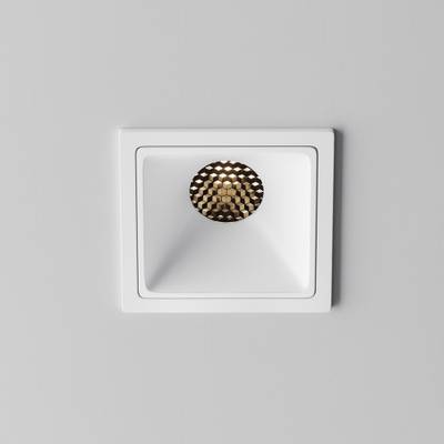 Встраиваемый светильник Alfa LED 3000К 10Вт 50°, DL043-01-10W3K-SQ-W-1. TM Maytoni