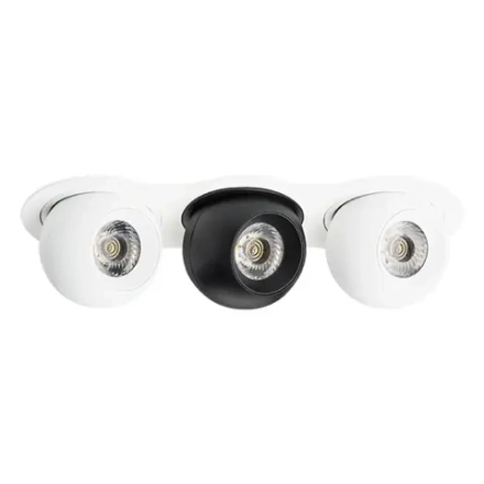 i636647464 Светильник INTERO LED 9W*3 850LM*3 24G БЕЛЫЙ/ЧЕРНЫЙ 4000K (217636+217064+217074+217064)