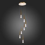 SL6111.203.07 Люстра подвесная ST-Luce Золотистый/Прозрачный LED 7*3W 3000K