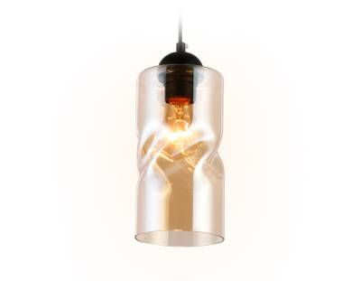 Подвесной светильник TR3555 BK/TI черный/янтарь E27 max 40W D110*1200
