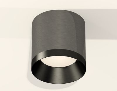 Комплект накладного светильника XS7403002 DCH/PBK черный хром/черный полированный MR16 GU5.3 (C7403, N7031)