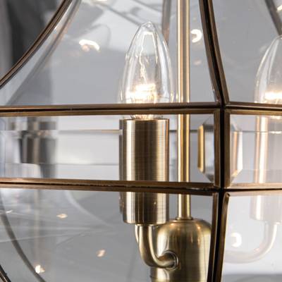 Citilux Гера-1 CL444130 Люстра подвесная витражная Бронза