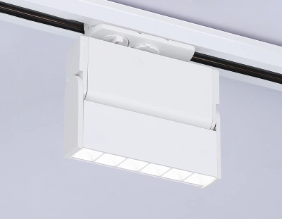 Светильник светодиодный трековый GL6812 WH белый LED 6W 4200K 24° 115*22*87