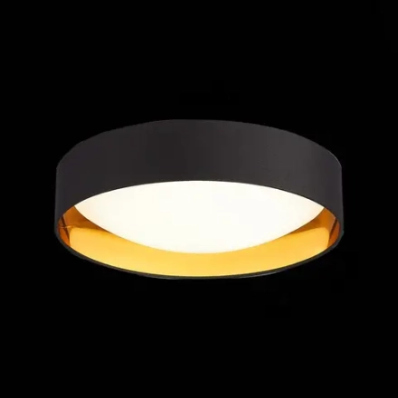 SLE201102-01 Светильник потолочный Черный, Золото/Белый LED 1*24W 4000K