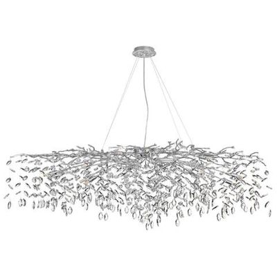 4970/16 HALL ODL24 615 матов.серебристый/алюмин./хрусталь Люстра G9 16*40W DELICA