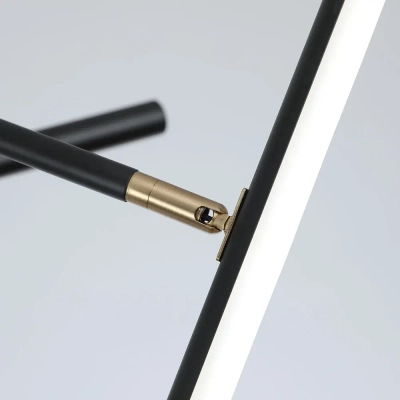 Люстра на штанге Arte lamp ZULU A2170PL-49BK, 1хLED