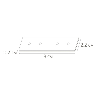 Коннектор прямой для магнитного шинопровода Arte Lamp LINEA-ACCESSORIES A480533